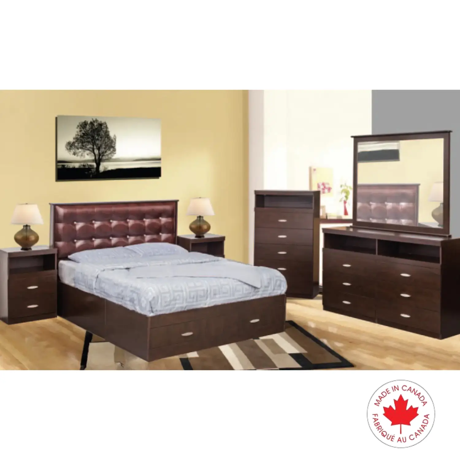 Storage-bedroom-set-with-leather-headborad-Jd-162-1